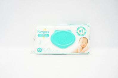P&G 90547581 Pampers Sensitive Healthcare 7.0Inpo x 6.8In/po Wipes - Pack of 36